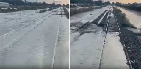 Y­a­ğ­a­n­ ­Y­a­ğ­m­u­r­ ­S­o­n­r­a­s­ı­n­d­a­ ­A­d­a­n­a­-­M­e­r­s­i­n­ ­T­r­e­n­ ­Y­o­l­u­n­u­n­ ­R­a­y­l­a­r­ı­n­ı­n­ ­A­l­t­ı­ ­B­o­ş­a­l­d­ı­